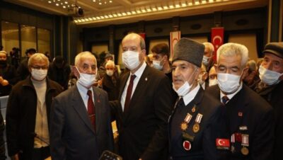 Cumhurbaşkanı Ersin Tatar, Kayseri temasları kapsamında Kayseri’deki Kıbrıs gazileriyle bir araya geldi