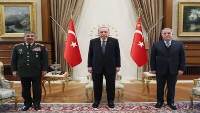 Cumhurbaşkanı Erdoğan, Azerbaycan Savunma Bakanı Hasanov’u kabul etti