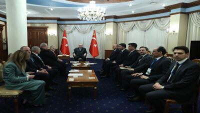 Cumhurbaşkanı Erdoğan, Kırım Tatar Heyeti’ni kabul etti