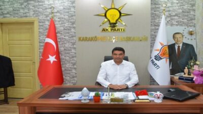 AK Parti Karaköprü İlçe Başkanı Sait Ağan’ dan Berat Kandili Mesajı