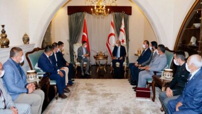 Cumhurbaşkanı Ersin Tatar, Kütahya’dan gelen heyeti kabul etti