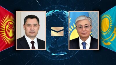 Президент Казахстана Касым-Жомарт Токаев поздравил Президента Садыра Жапарова и народ Кыргызстана с Днем независимости