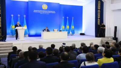 Глава государства провел встречу с общественностью Алматинской области