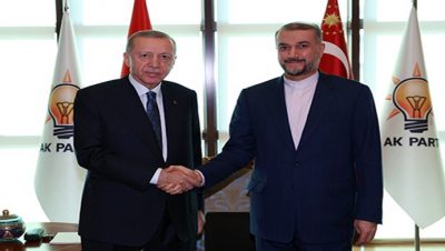 الرئيس أردوغان يستقبل وزير الخارجية الإيراني في العاصمة أنقرة