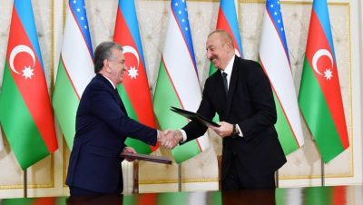 Azerbaycan-Özbekistan belgeleri imzalandı