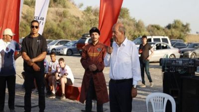 Cumhurbaşkanı Ersin Tatar, 1. Kıbrıs Fethi Kupası Yarışması’na katıldı