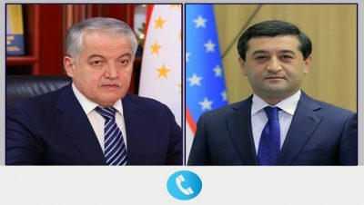 Özbekistan Dışişleri Bakanlığı Başkanı ile telefon görüşmesi