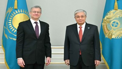 Devlet başkanı ABD’nin Kazakistan Büyükelçisi Daniel Rosenblum’u kabul etti