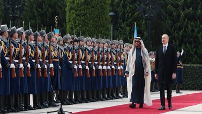 Birleşik Arap Emirlikleri Başkanı Şeyh Muhammed bin Zayed Al Nahyan’ı resmi karşılama töreni düzenlendi