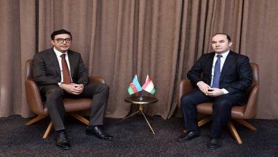 Tacikistan Büyükelçisi Azerbaycan Gençlik ve Spor Bakanı ile görüştü