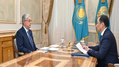 Devlet başkanı, JSC “NC “Kazakhstan Temir Zholy” Yönetim Kurulu Başkanı Nurlan Sauranbayev’i kabul etti