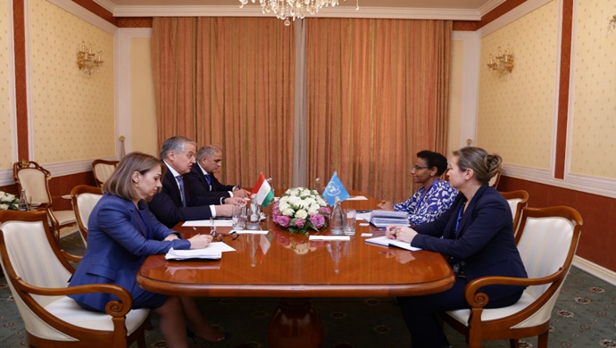 Meeting of Minister with the representative of the United Nations Convention to combat Desertification