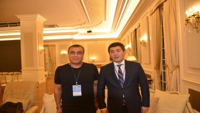 TURKISH MINING BUSINESSMAN İBRAHİM HALİL TOPRAK MET WITH UZBEKISTAN MINISTER OF MINING AND GEOLOGY MR. BOBIR FARKHADOVICH ISLAMOV