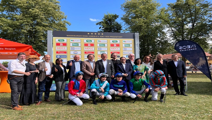 Presentation of Tajikistan at a sports event in Magdeburg