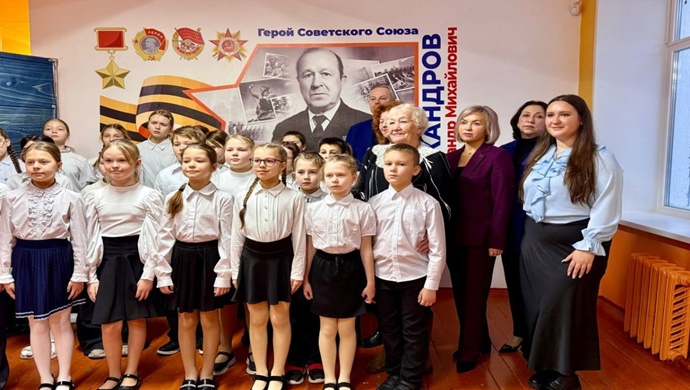 В Мончегорске Мурманской области «Единая Россия» открыла мурал в честь Героя Великой Отечественной войны